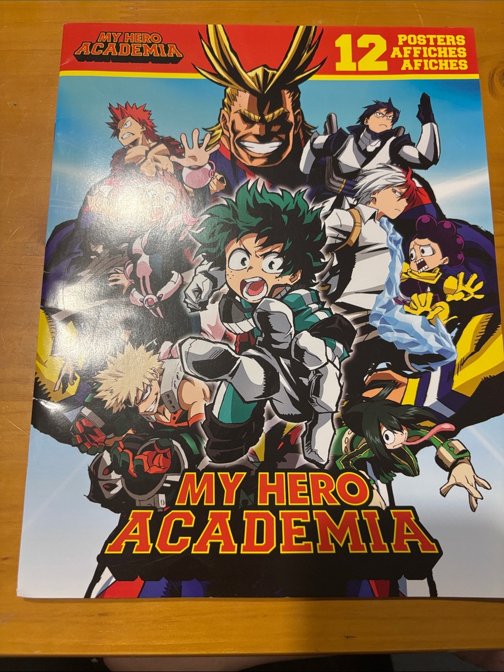 My Hero Academia Poster Set - Colorful Anime Characters 8 1/2” x 11”